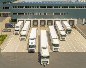 eurotranspharma's fleet of trucks