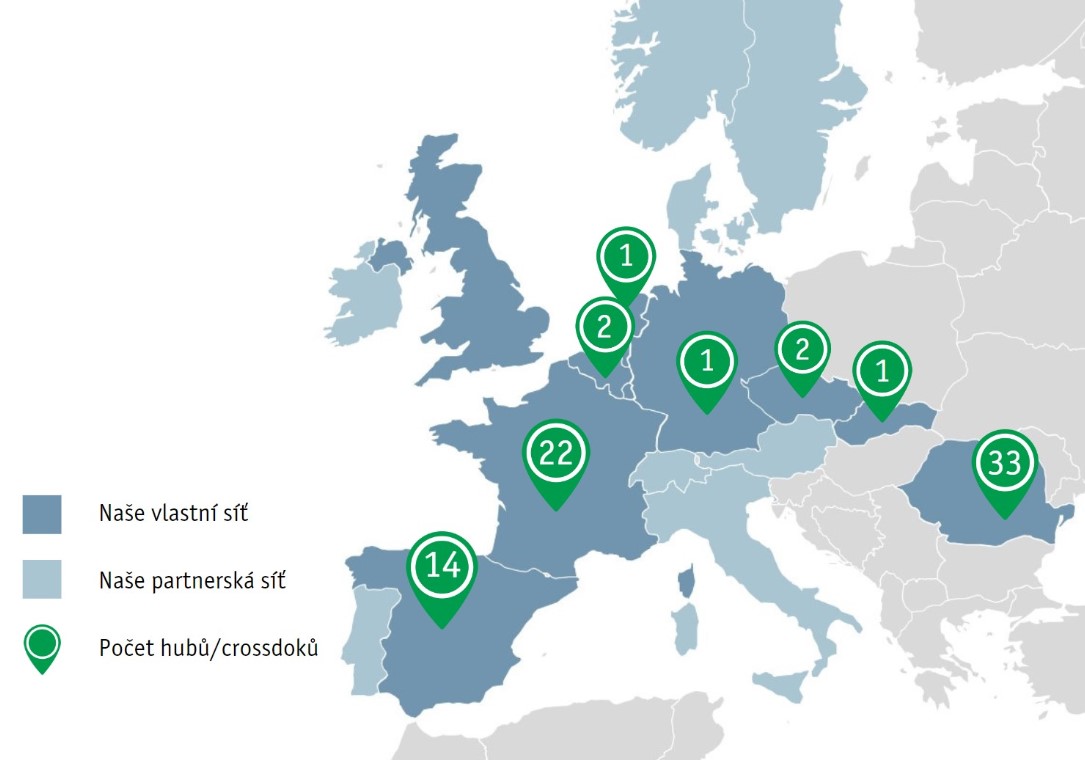 Eurotranspharma Network - Czech map 2023